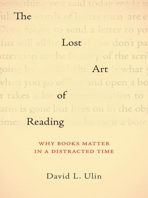Cover image for The Lost Art of Reading